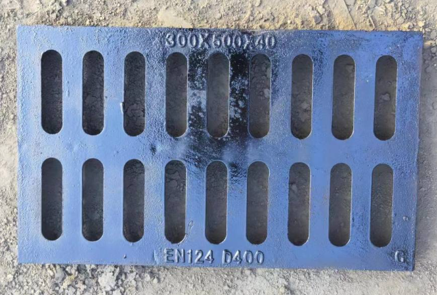 白银球墨铸铁排水沟盖板展示